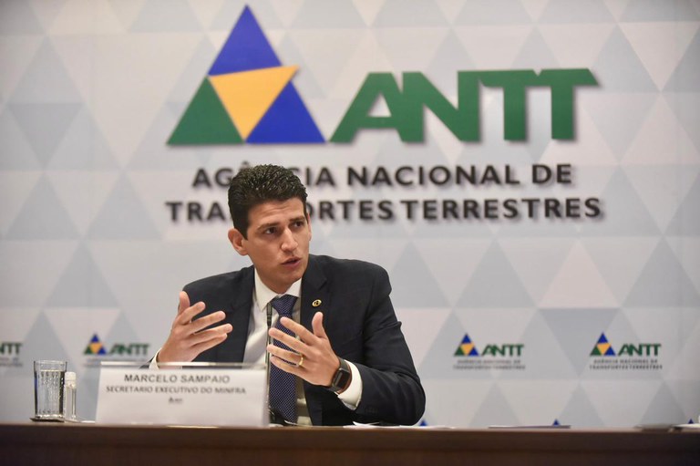 Secretário-executivo representrou o MInfra na apresentação da diretoria colegiada da ANTT