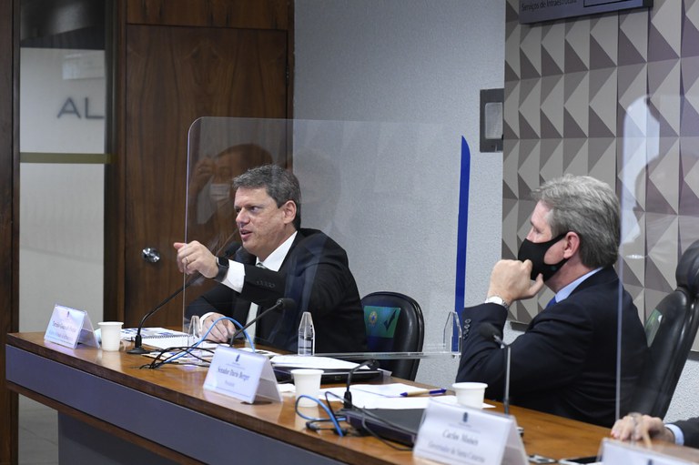 Ministro participa de audiência pública da Comissão de Infraestrutura do Senado