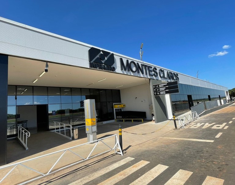 Reforma dobrou a capacidade do terminal do aeroporto de Montes Claros