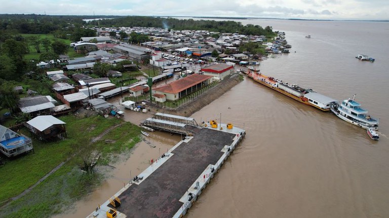 Governo Federal retoma operações de instalação portuária no município de Careiro da Várzea (AM)