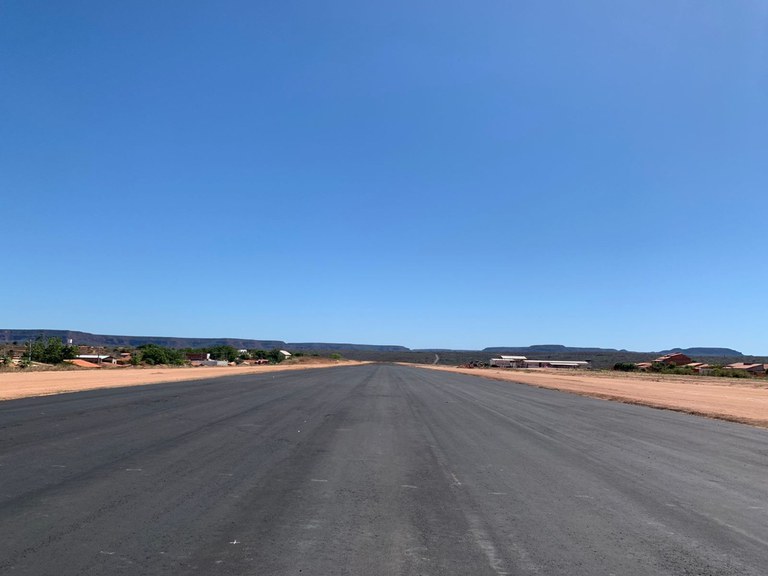 Renovação de aeroporto regional no Piauí atingiu 50% de execução das obras