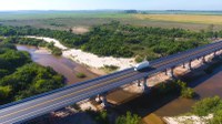 Restauração de ponte na BR-158/RS beneficia escoamento da produção agropecuária gaúcha