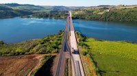 Nova ponte sobre o Rio Iguaçu, na BR-163/PR, beneficiará a exportação de grãos no Paraná