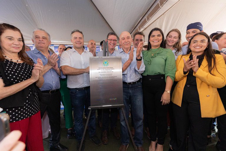 Ministro Renan Filho participou da cerimônia de entrega da IP4 de Guarajá-Mirim