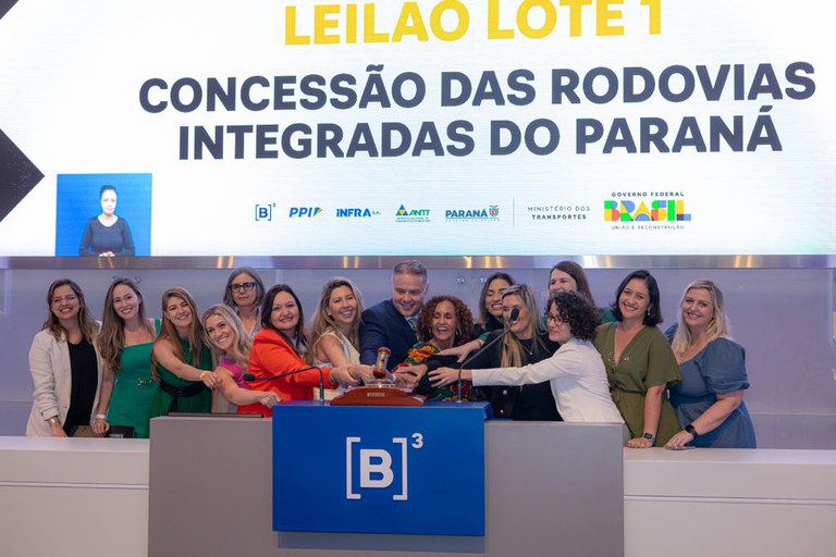Saiba quem ganhou o primeiro leilão do novo PAC, do lote 1 das rodovias integradas do Paraná