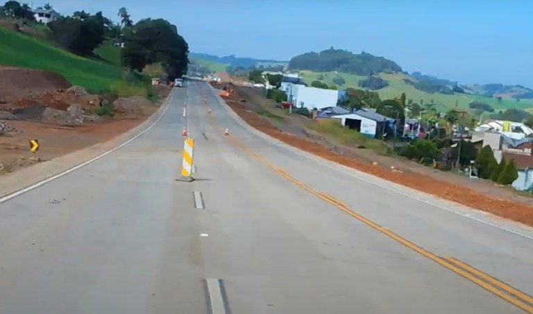 Tecnologia de whitetopping é a mesma usada na BR-163/SC