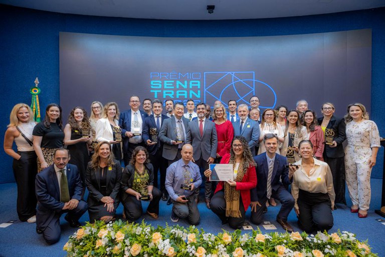 Cerimônia em Brasília premia destaques em segurança no trânsito