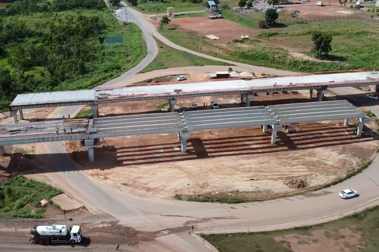 Obras do Rodoanel de Cuiabá