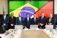 Comitiva do Catar se reúne com secretários do Ministério dos Transportes para conhecer carteira de projetos