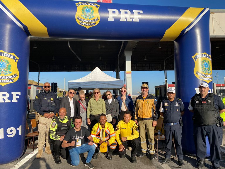 Ação Integrada Pnatrans reúne órgãos e entidades do Sistema Nacional de Trânsito em São Paulo - Foto: PRF/Divulgação