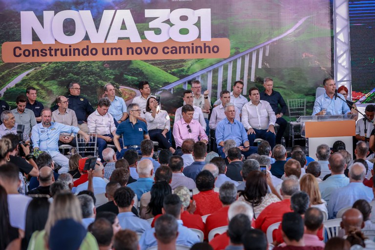 Lançamento do Plano de 100 Dias marca início das obras na BR-381/MG