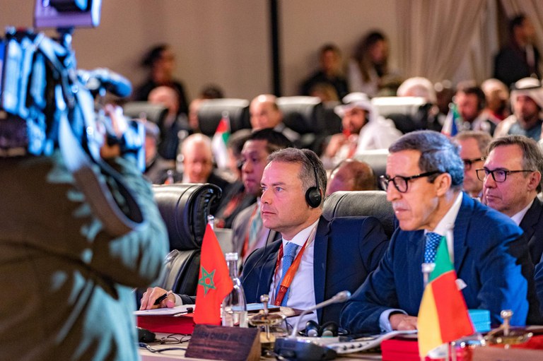 Ministro Renan Filho participa da 4ª Conferência Ministerial Mundial sobre Segurança Viária, promovido pela OMS- Foto: Luiz Siqueira/MT