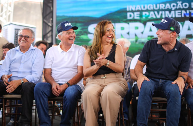 inauguração pavimentação BR-416/AL