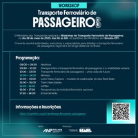 Ministério dos Transportes promove workshop sobre transporte ferroviário de passageiros