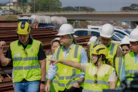 Viaduto Papa Francisco, inaugurado por Renan Filho, beneficiará moradores e milhões de romeiros que visitam Aparecida (SP)