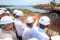 Rota COP30: Renan Filho autoriza novas obras da BR-010/MA e vistoria a reconstrução da Ponte Juscelino Kubitschek