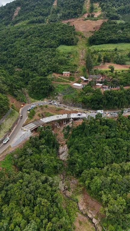 Região da Serra Gaúcha recebeu inúmeras obras de reconstrução após as enchentes de 2024. - Foto: Marco Loli/MT