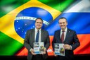 Reunião entre Brasil e Rússia trouxe iniciativas em desenvolvimento na área de infraestrutura de transportes nos dois países. - Foto: Michel Corvello/MT