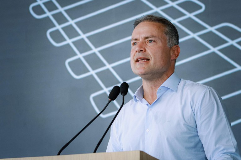 “Ferrovia é sinônimo de uma nova rota para o desenvolvimento, e essa shortline, a primeira autorizada no Brasil", afirma Renan Filho. - Foto: Marcio Ferreira/MT