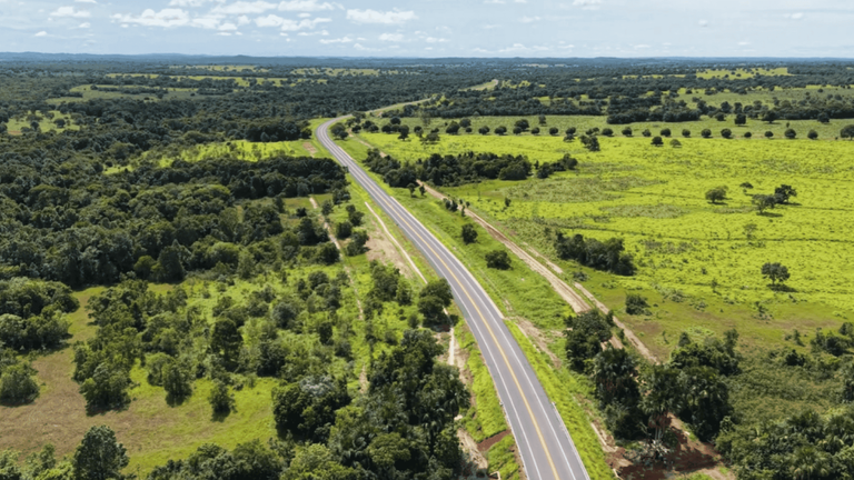 Trecho de 98 quilômetros da BR-080/GO é entregue entre São Miguel do Araguaia (GO) e Alto Horizonte (GO). - Divulgação/DNIT.png