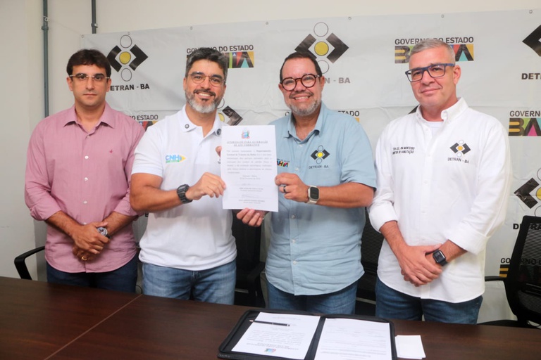 Senatran monitora a implementação do programa CNH do Brasil no Detran-BA. - Foto: Itailuan dos Anjos/ASCOM Detran-BA