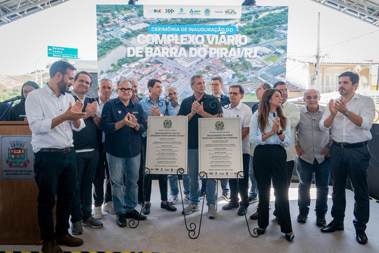 Entrega de Complexo Viário em Barra do Piraí RJ