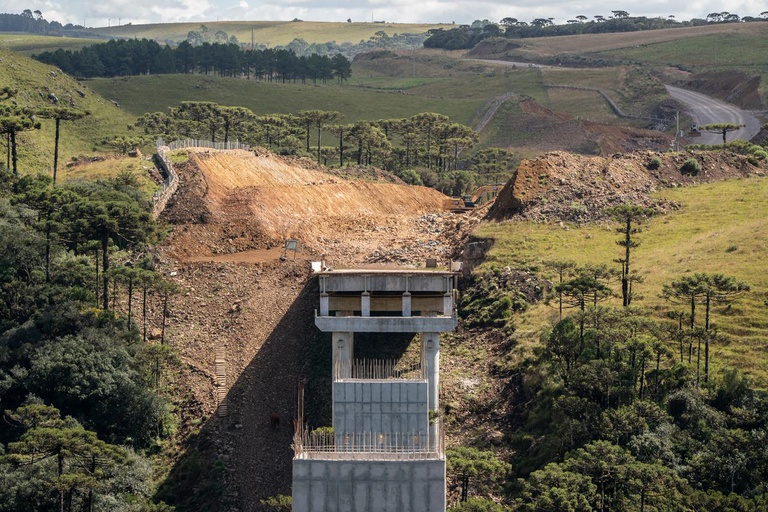 Ministro dos Transportes, George Santoro, entrega trecho com 22 km de implantação e pavimentação na BR-285 Serra da Rocinha (SC)