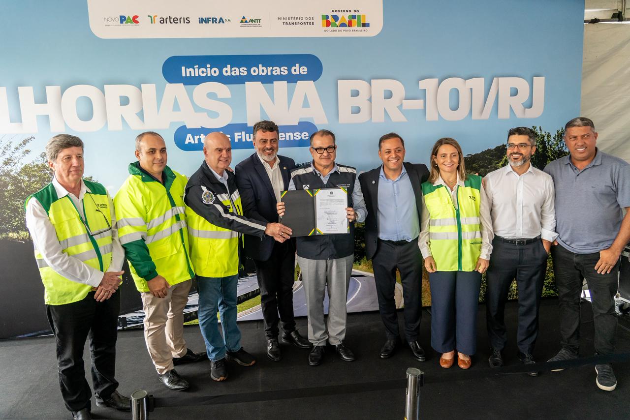Intervenções na BR-101/RJ vão ampliar capacidade viária, fortalecer o escoamento do setor petrolífero e beneficiar 13 municípios do estado do Rio de Janeiro