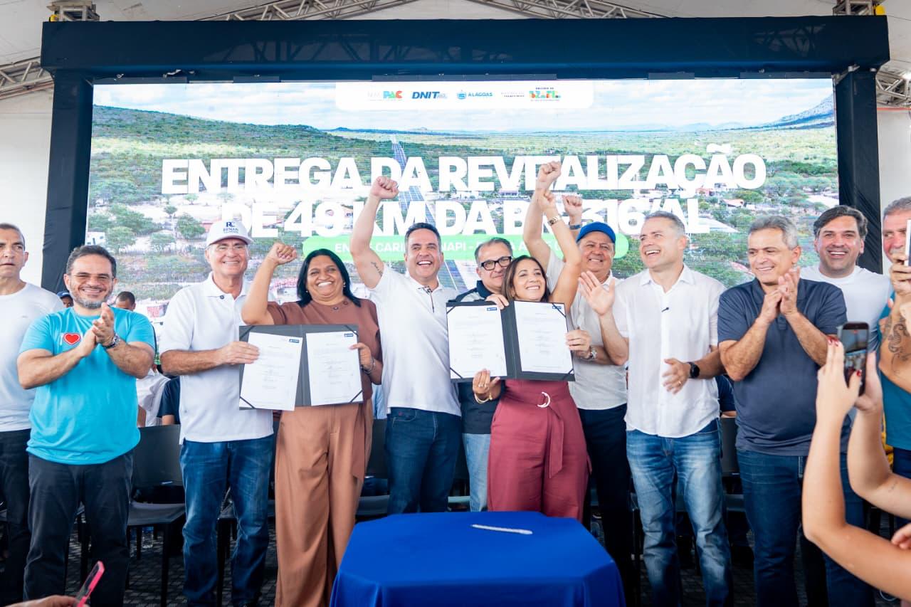 Com investimento de R$ 40,7 milhões, obras ampliam a segurança, melhoram a mobilidade e modernizam trecho estratégico no Sertão alagoano