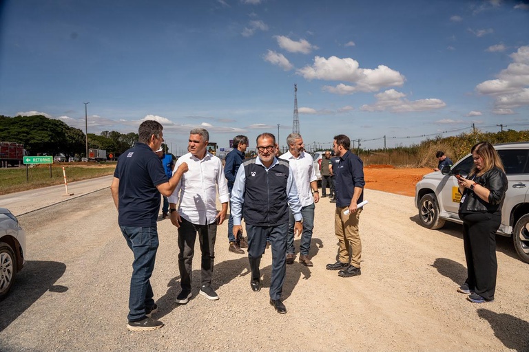 obras de duplicação da BR-080