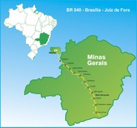 Consórcio Invepar assume nesta terça-feira (22/04) a BR-040, entre o Distrito Federal e Juiz de Fora (MG)