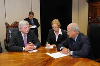 César Borges recebe governador do estado alemão de Hessen