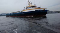  Embarcação de apoio à plataforma de petróleo é entregue no Rio de Janeiro
