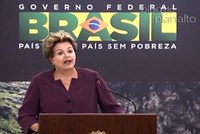 "Meu governo está ouvindo essas vozes pela mudança", afirma a presidenta Dilma Rousseff