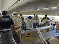 Ministério da Infraestrutura traz ao Brasil 37º voo com carga de máscaras