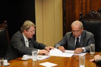 Ministro César Borges anuncia liberação de recursos para obras em Juiz de Fora (MG)