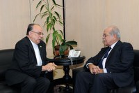 Ministro César Borges recebe Arcebispo de Aparecida/SP