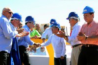 Ministro dos Transportes inaugura terminal da Ferronorte em Itiquira