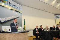 Ministro participa de seminário para discutir ações no transporte hidroviário brasileiro