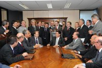 Ministro recebe parlamentares de SC para discutir sobre a BR-101 Sul