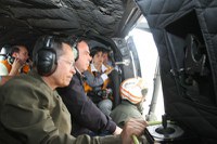 Ministros vistoriam áreas atingidas por enchentes no Rio de Janeiro