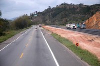 Rodovia BR-101 (SC) terá trânsito interrompido no sábado (03/08), no Morro do Formigão