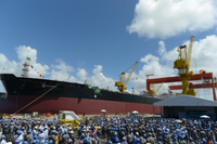 Transpetro lança ao mar embarcação financiada pelo Fundo da Marinha Mercante