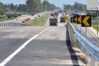 Uma das pistas do viaduto do Povo Novo (RS) é liberada ao tráfego