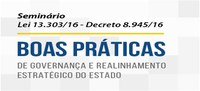 Seminário Lei 13.303/16 - Decreto 8.945/16: Boas Práticas de Governança e Realinhamento Estratégico do Estado