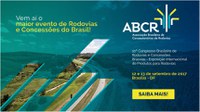MINISTÉRIO DOS TRANSPORTES, PORTOS E AVIAÇÃO FARÁ APRESENTAÇÃO NO CONGRESSO BRASILEIRO DE RODOVIAS E CONCESSÕES