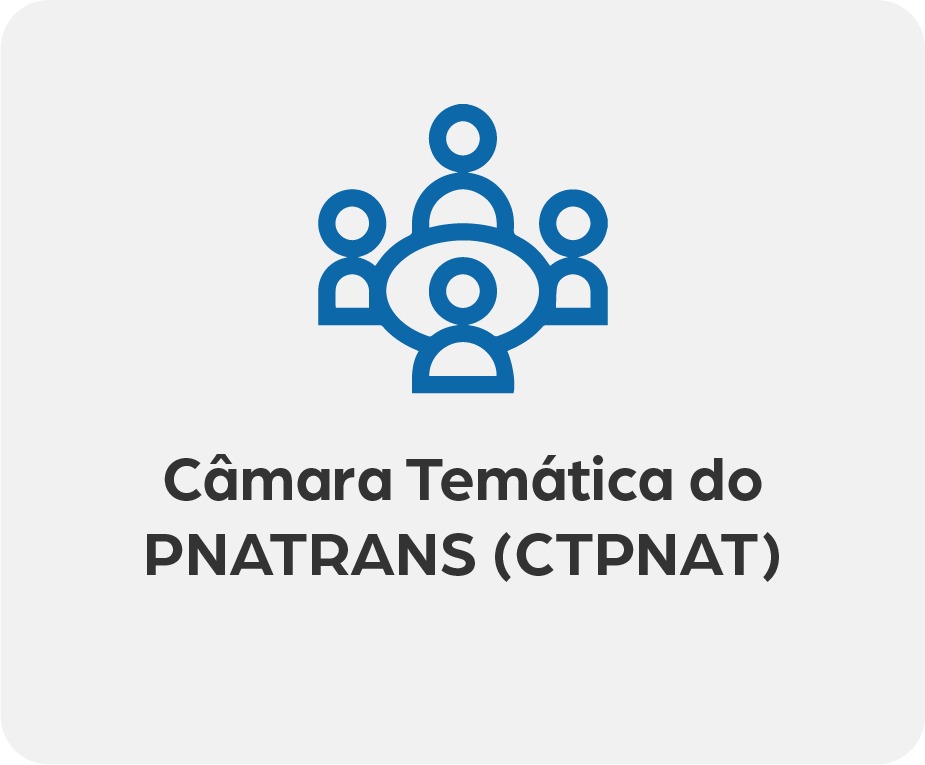 BOTÃO AZUL COM A PALAVRA CAMARA TEMÁTICA DO PNATRANS