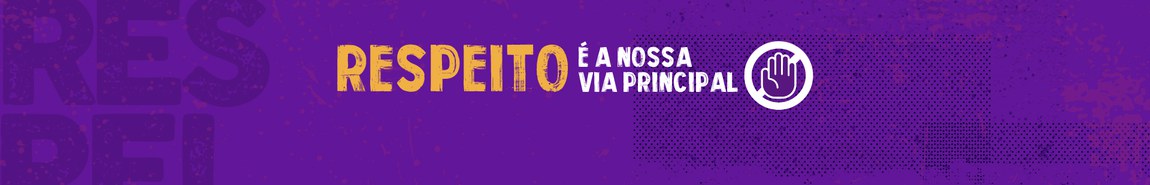 Card sobre campanha de prevenção ao assédio e descriminação