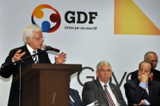 Ministro da Aviação Civil participa de solenidade que reduz ICMS para combustíveis de aeronaves no DF