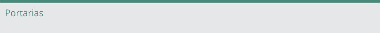 PORTARIAS